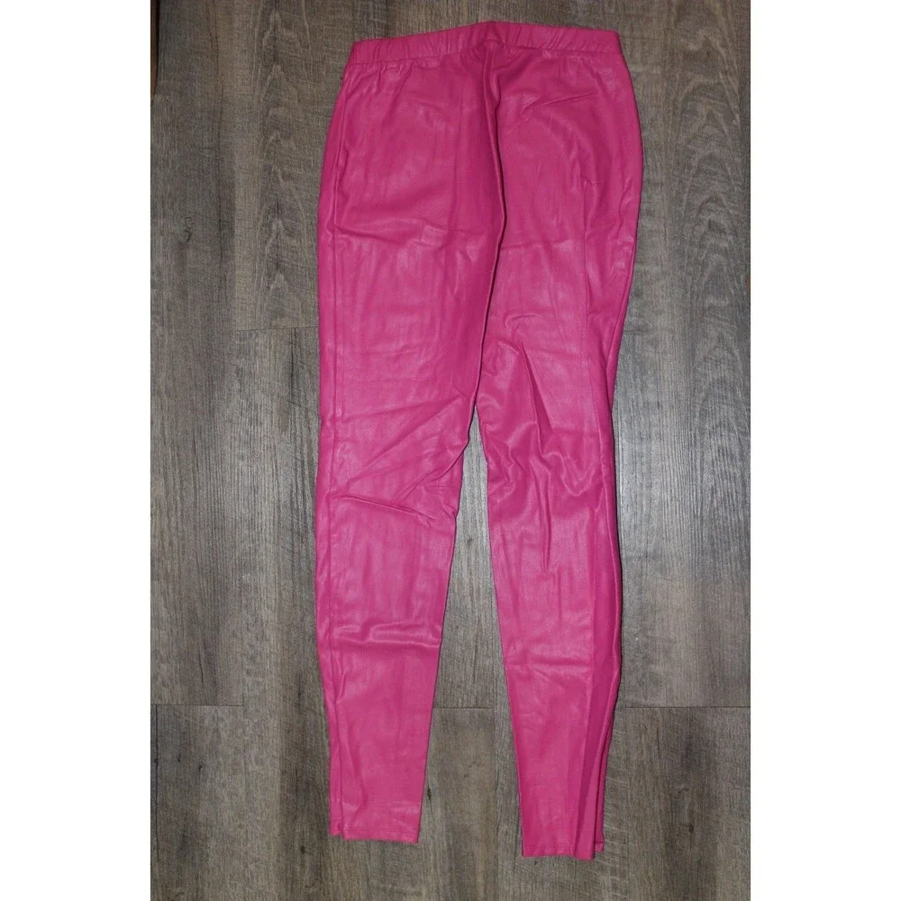 Generation Love Josie‎ Vegan Leather High Rise Leggings Hot Pink NWT SZ M